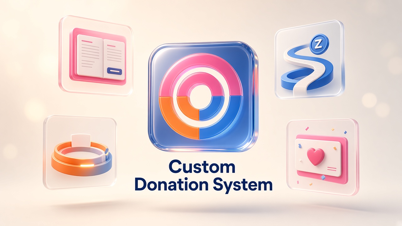 Custom Donation System — campaigns, Zakat, and thank-you paths