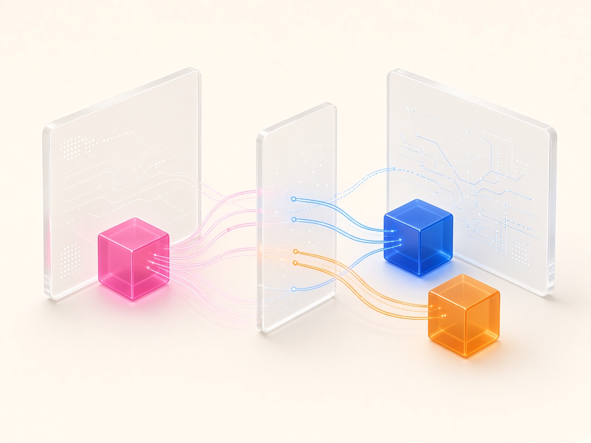 Systems connecting through cubes and flows
