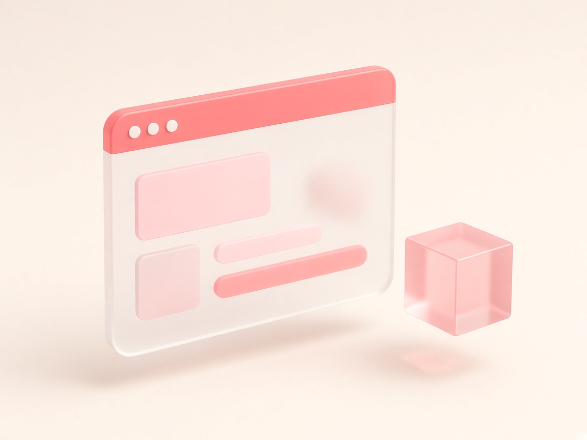 A website as a glass interface