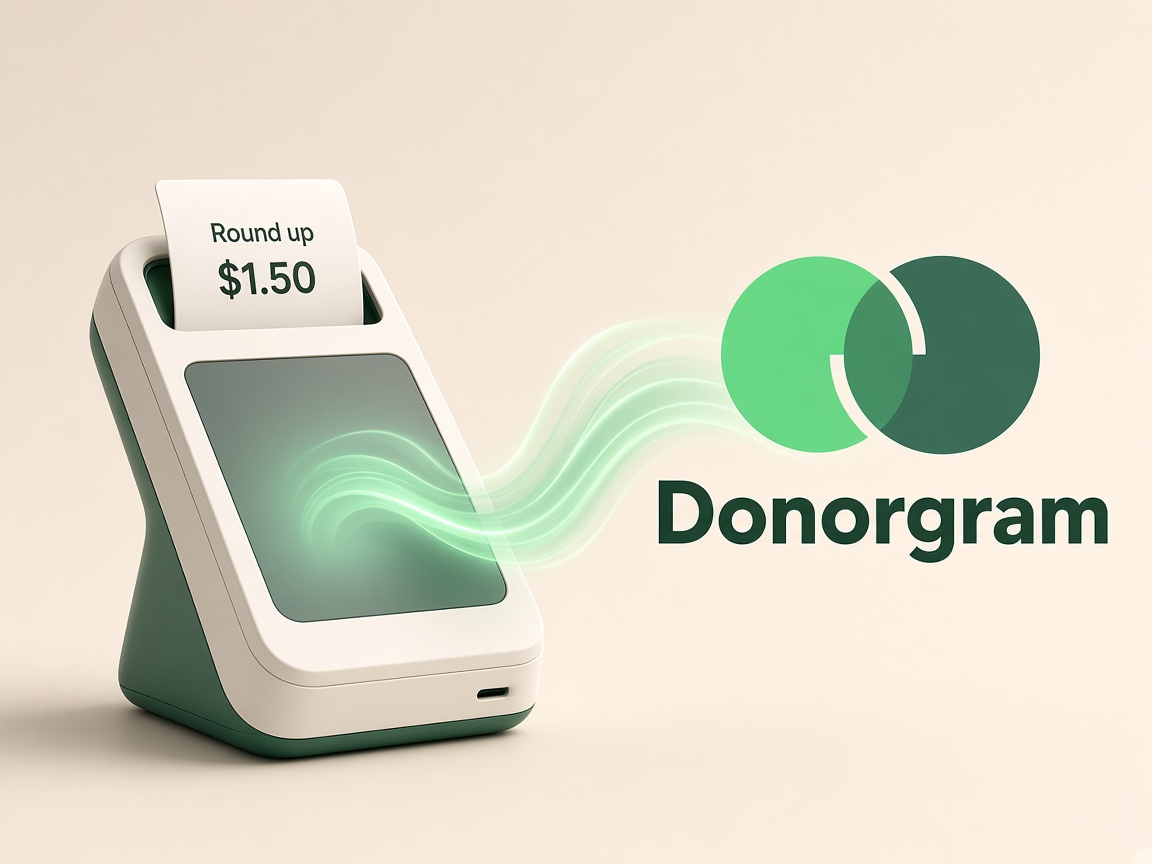 Retail checkout round-ups flowing into Donorgram