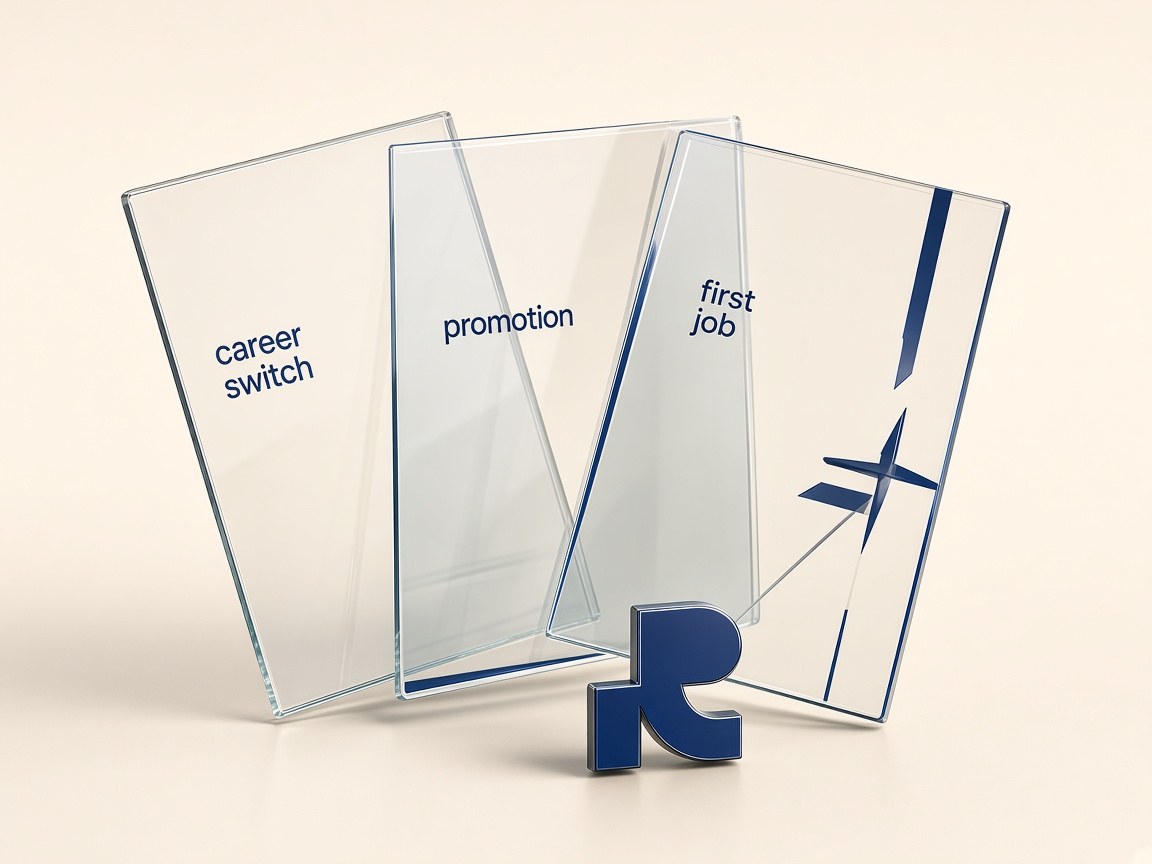 Resumes tailored for a career switch, a promotion, or a first job